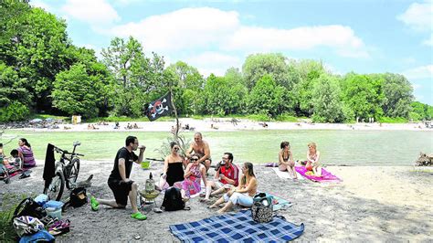 An der ISAR nacktbaden